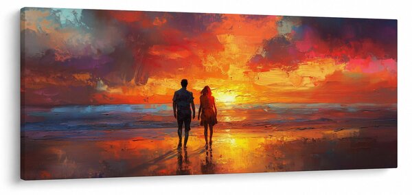 Slika - Šetnja plažom (120x50 cm)