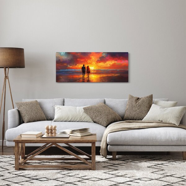 Slika - Šetnja plažom (120x50 cm)