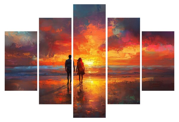 Slika - Šetnja plažom (150x105 cm)