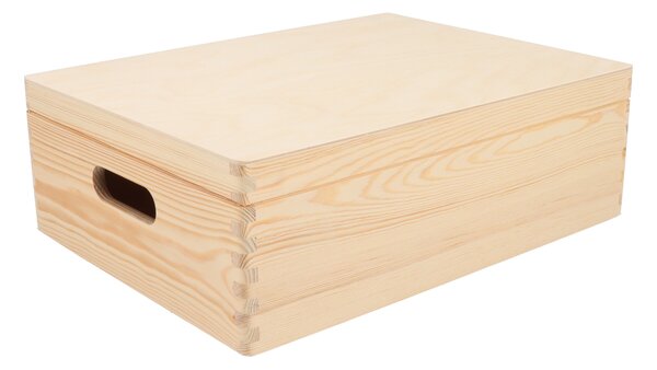 AtmoWood Drvena kutija s poklopcem 40 x 30 x 14 cm