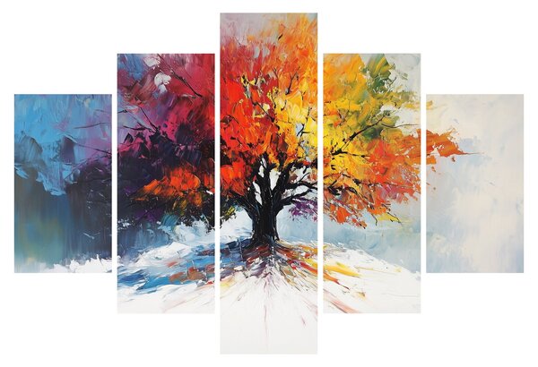Slika - Šareno drvo (150x105 cm)