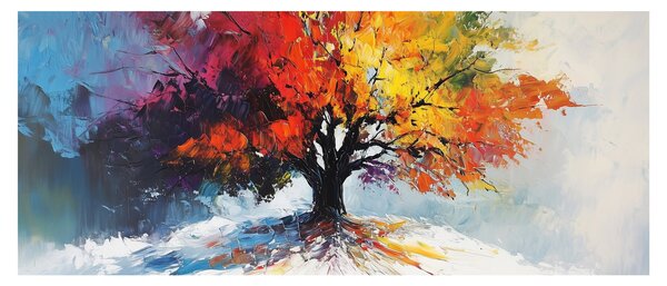 Slika - Šareno drvo (120x50 cm)