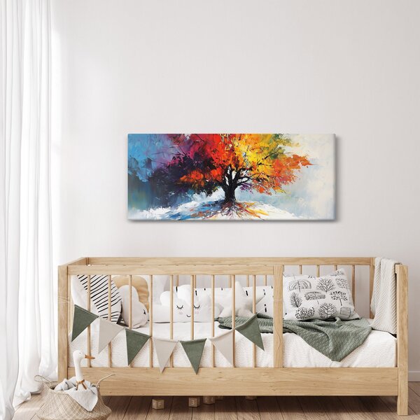 Slika - Šareno drvo (120x50 cm)