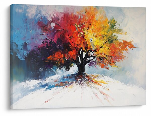 Slika - Šareno drvo (70x50 cm)