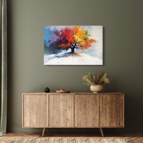 Slika - Šareno drvo (90x60 cm)