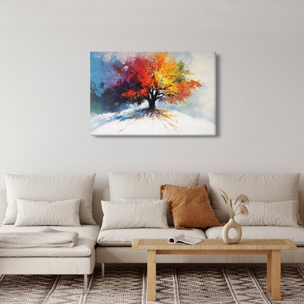 Slika - Šareno drvo (90x60 cm)