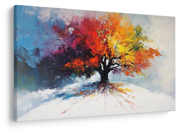 Slika - Šareno drvo (90x60 cm)