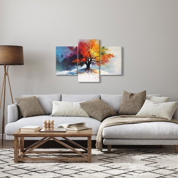 Slika - Šareno drvo (90x60 cm)