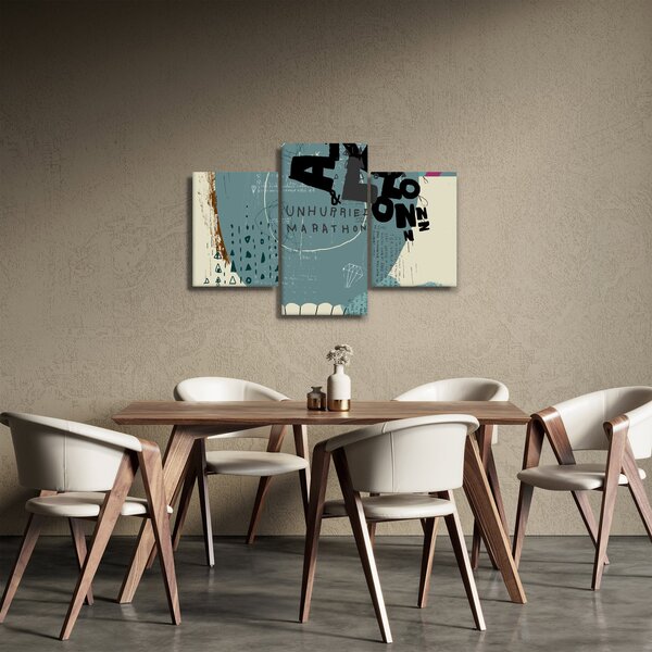 Slika - Leteći balon s dugom (90x60 cm)