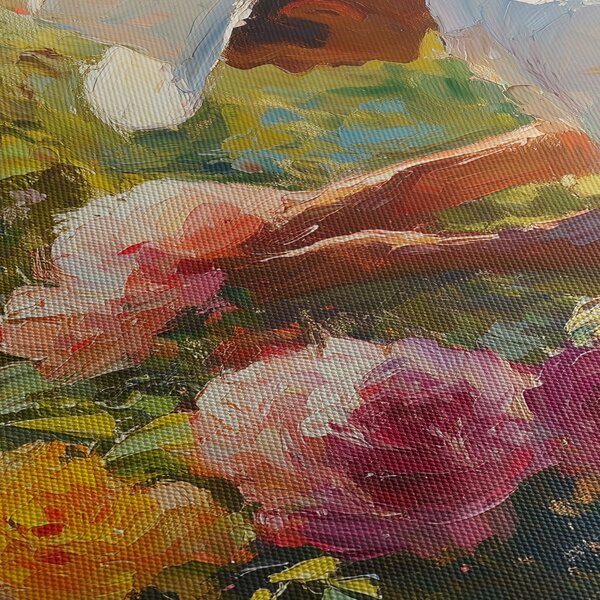 Slika - Vrtlar (sa satom) (90x30 cm)