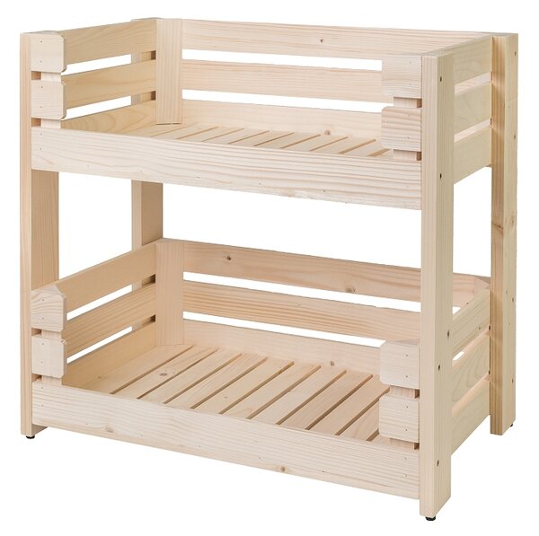 ATMOWOOD Drvena regal r2o 60 x 64 x 39 cm