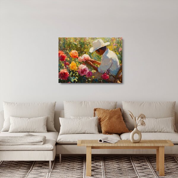 Staklena slika - Vrtlar (70x50 cm)