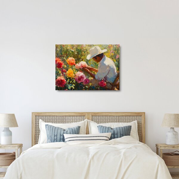 Staklena slika - Vrtlar (70x50 cm)