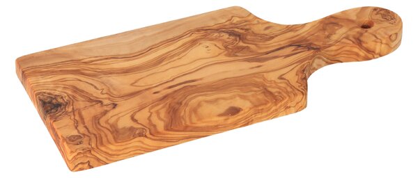AtmoWood Daska za rezanje od maslinovog drveta s ručkom 31 cm