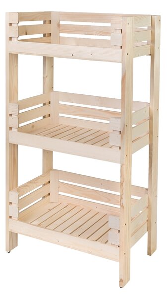ATMOWOOD Drveni regal r3o 120 x 64 x 39 cm