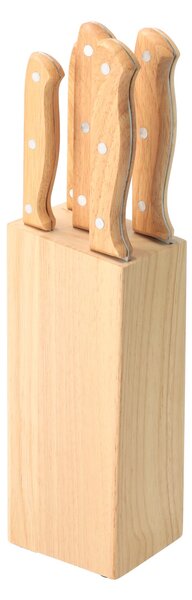 ATMOWOOD Set od 5 noževa sa stalkom