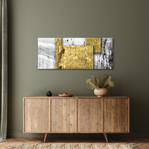 Slika - Zlatni kvadrati N⁰1 (120x50 cm)