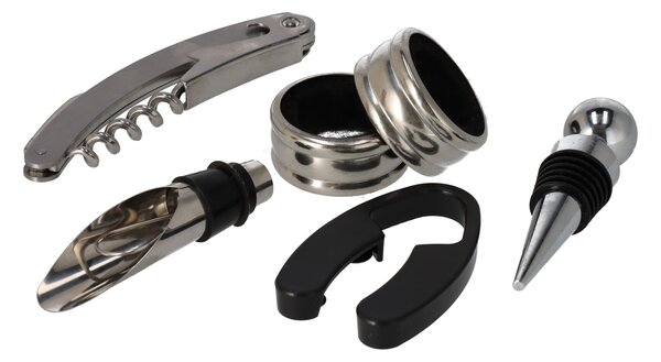 ATMOWOOD Vinski set u drvenom stalku