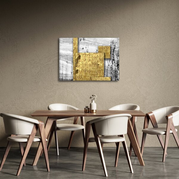 Slika - Zlatni kvadrati N⁰1 (70x50 cm)