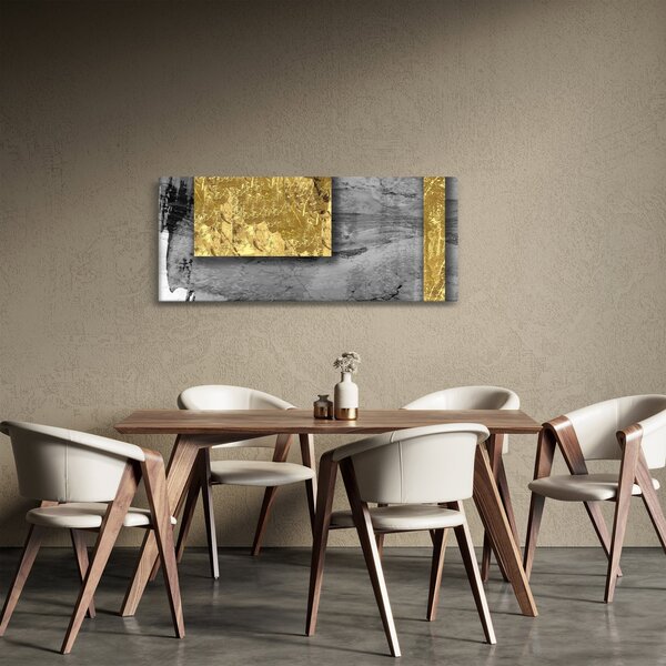 Slika - Zlatni kvadrati N⁰2 (120x50 cm)