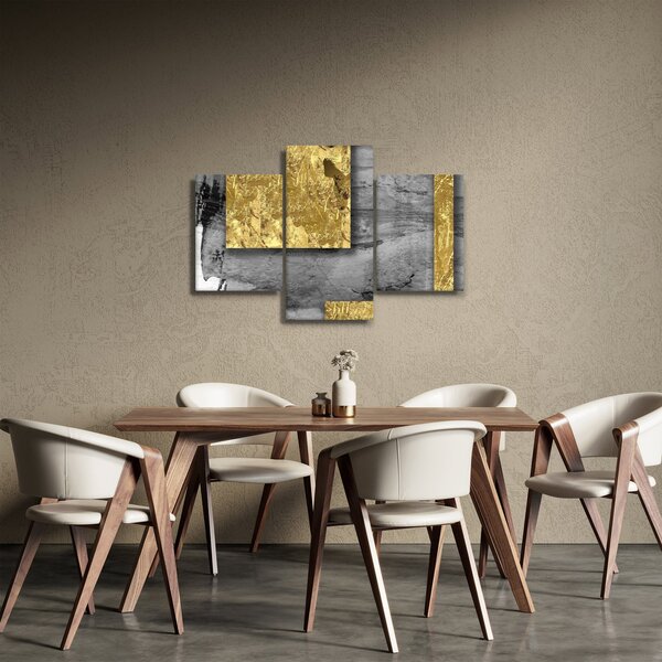 Slika - Zlatni kvadrati N⁰2 (90x60 cm)