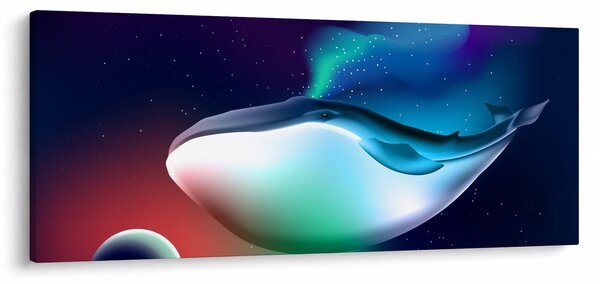 Slika - Kit u svemiru (120x50 cm)