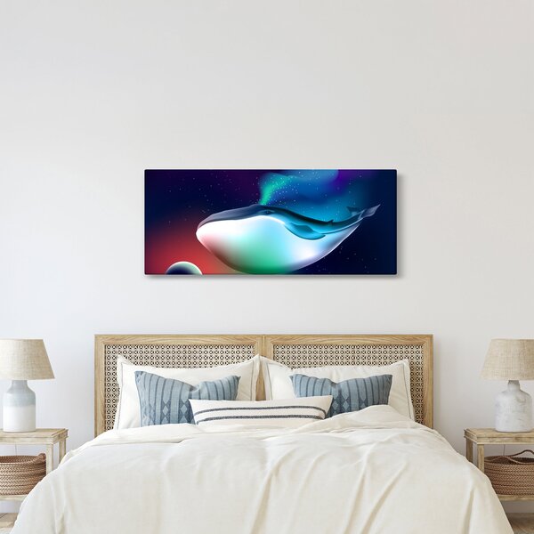 Slika - Kit u svemiru (120x50 cm)