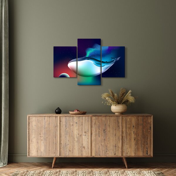 Slika - Kit u svemiru (90x60 cm)