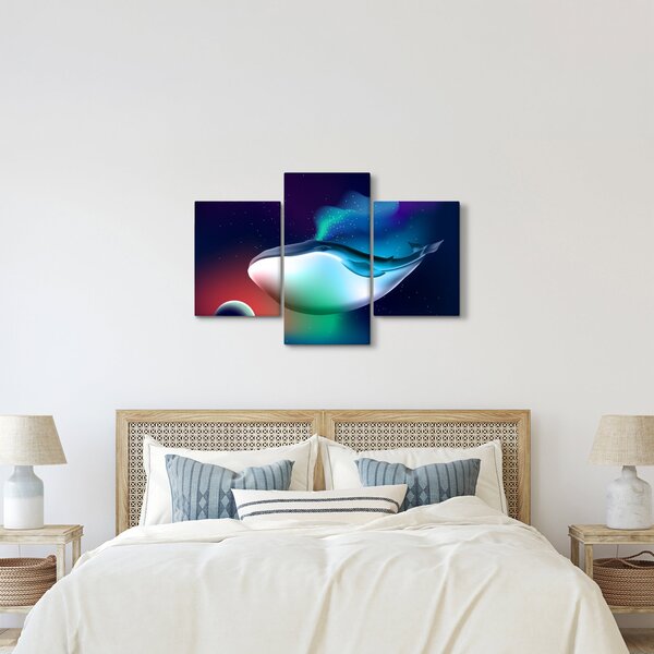 Slika - Kit u svemiru (90x60 cm)
