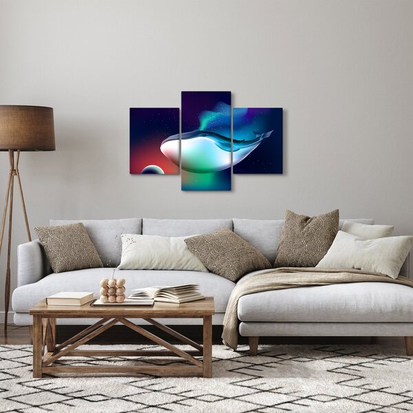 Slika - Kit u svemiru (90x60 cm)