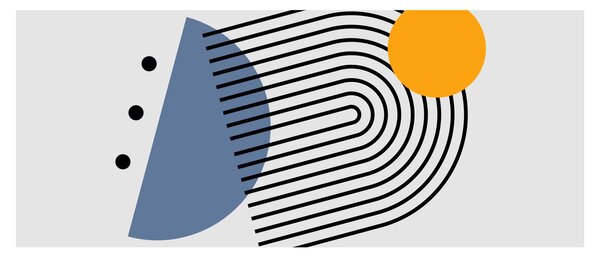 Slika - Minimalistička apstrakcija N⁰2 (120x50 cm)