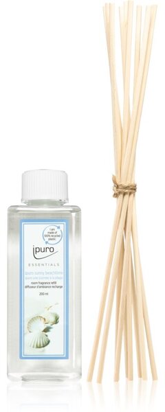 Ipuro Essentials Sunny Beachtime punjenje za aroma difuzer + zamjenski štapići za aroma difuzor 200 ml