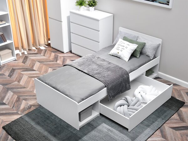 Zondo.hr Jednostruki krevet Lehendakari LI09 (bijela). Akcija -16%. 1137232