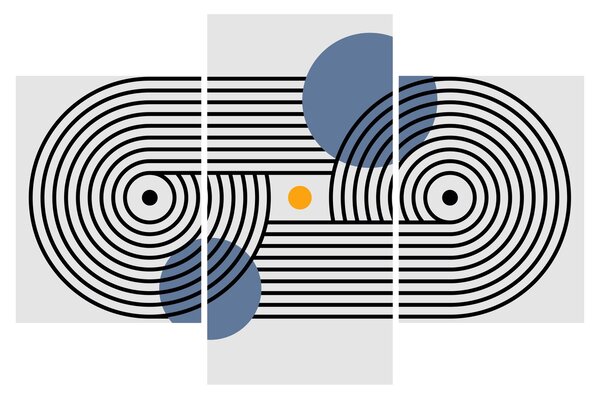 Slika - Minimalistička apstrakcija N⁰3 (90x60 cm)