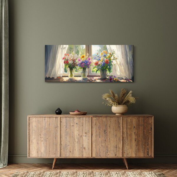 Slika - Buket kraj prozora (120x50 cm)