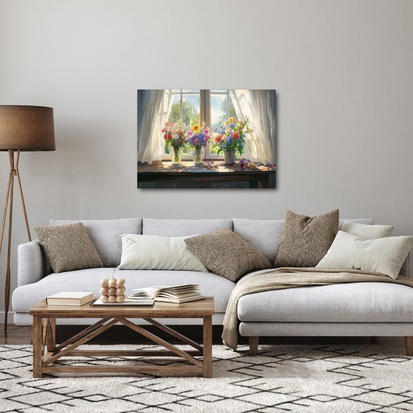 Slika - Buket kraj prozora (70x50 cm)