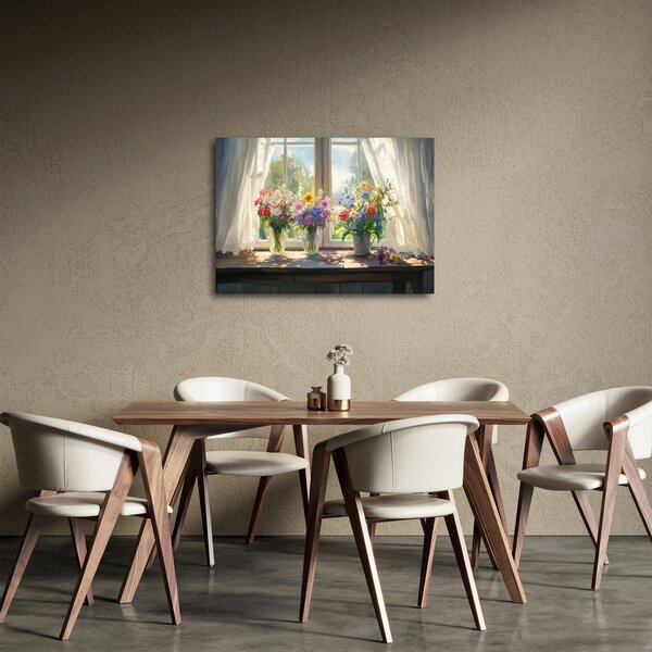 Slika - Buket kraj prozora (70x50 cm)