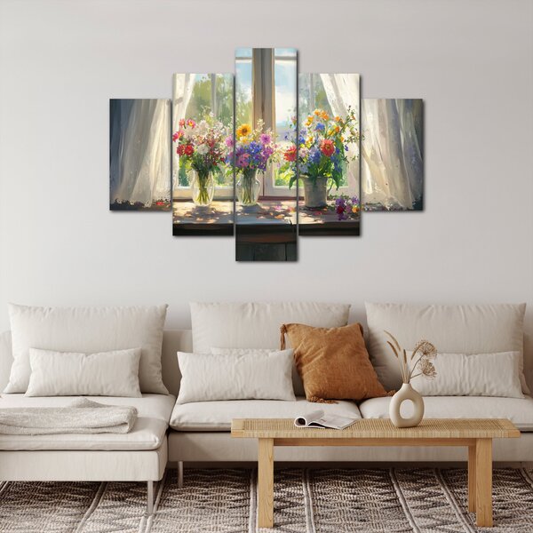 Slika - Buket kraj prozora (150x105 cm)