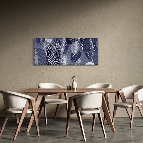 Slika - Plave zebre (120x50 cm)