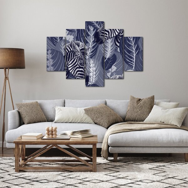 Slika - Plave zebre (150x105 cm)