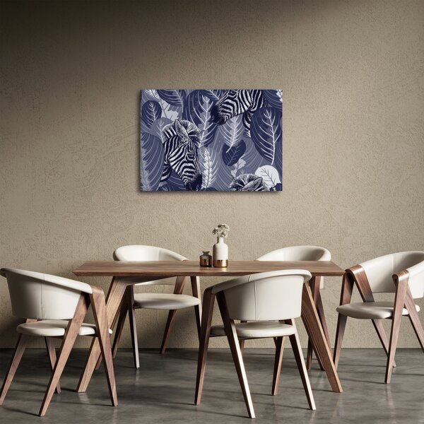 Slika - Plave zebre (70x50 cm)