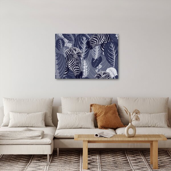 Slika - Plave zebre (70x50 cm)