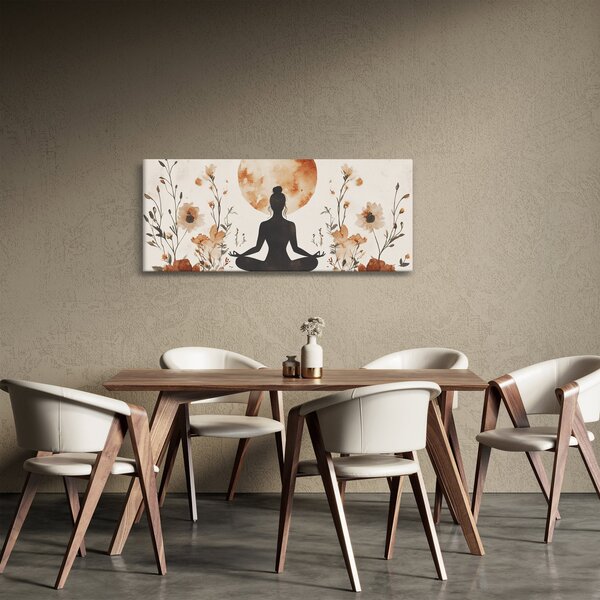 Slika - Narančasta joga (120x50 cm)