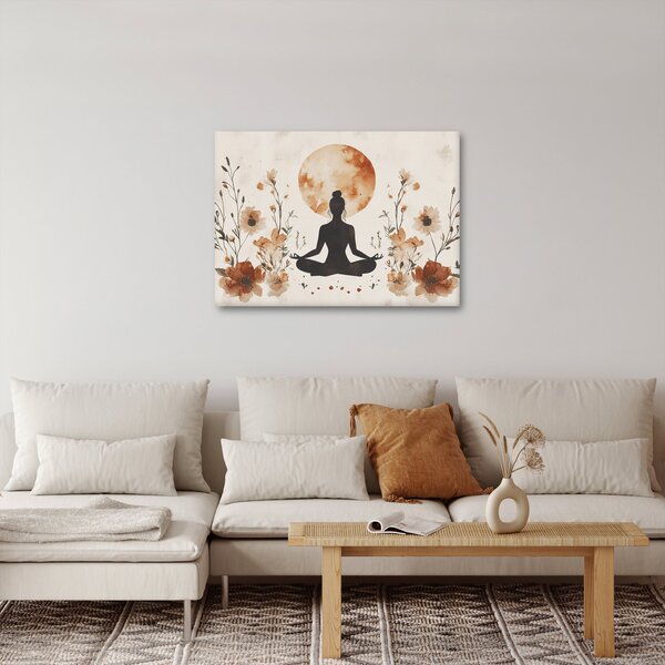 Slika - Narančasta joga (70x50 cm)