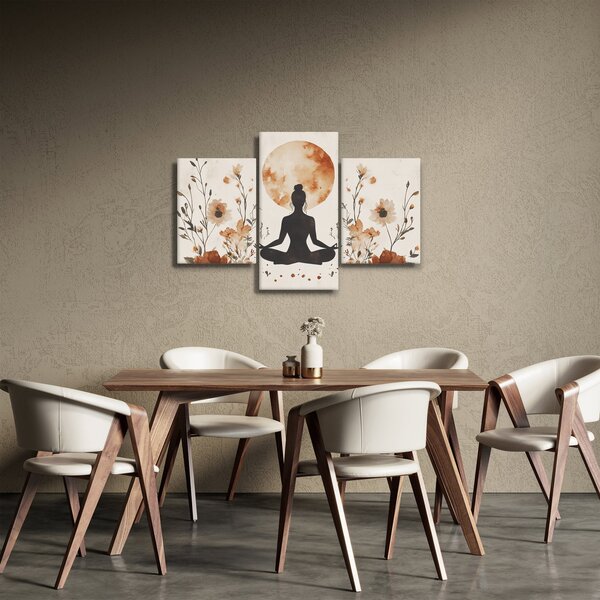 Slika - Narančasta joga (90x60 cm)