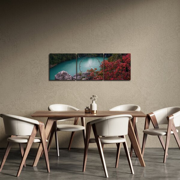 Slika pejzaža (sa satom) (90x30 cm)