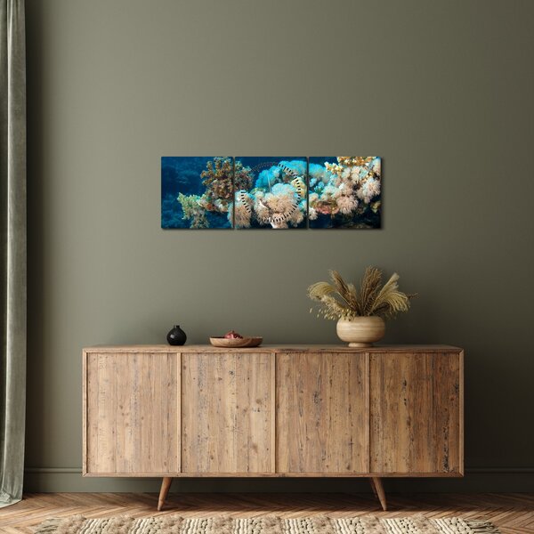 Slika - U oceanu (sa satom) (90x30 cm)