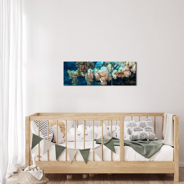 Slika - U oceanu (sa satom) (90x30 cm)