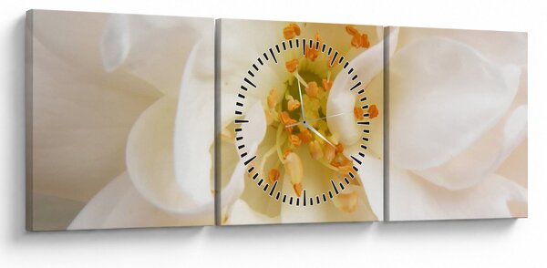 Slika - Cvijet (sa satom) (90x30 cm)