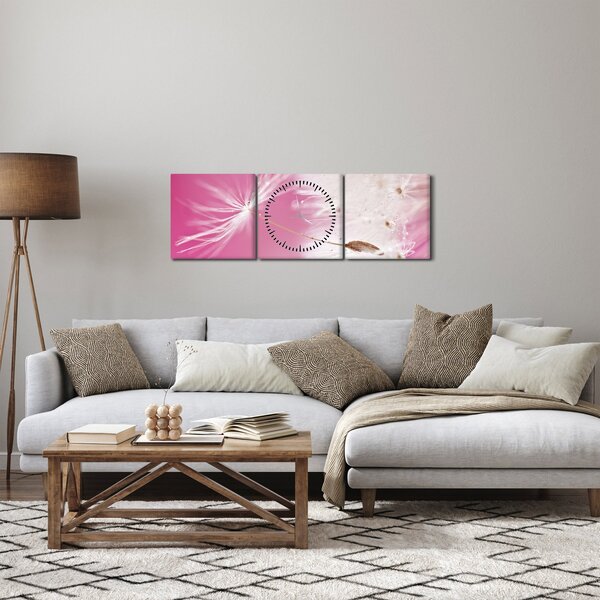 Slika - Makro cvijet (sa satom) (90x30 cm)